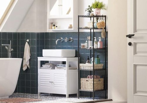 Regał Łazienkowy - LGR23BK na Arena.pl