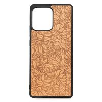 drewniane etui bewood na motorola edge 40 liście jabłoń