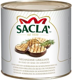 SACLA' Bakłażany grillowane w oleju słonecznikowym 2,4 kg