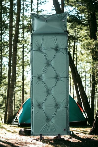 MATA SAMOPOMPUJĄCA Z PODUSZKĄ SPORTVIDA MATERAC KARIMATA TURYSTYCZNA zdjęcie 5