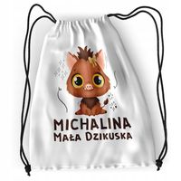 Plecak Sportowy Szkolny Michaliny Córki Dziecka Z Nadrukiem Ze Zdjęciem