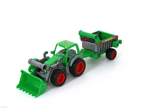 Traktor-ładowarka z naczepą Farmer-technik na Arena.pl