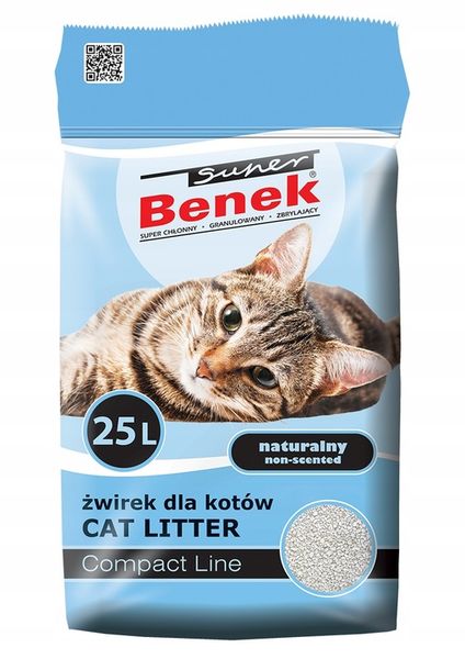 Super Benek Compact Lawenda 25L Active żwirek zdjęcie 6