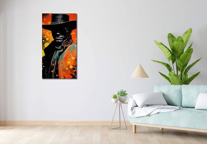 Obraz 50x100cm Kowboj Kosmosu zdjęcie 2