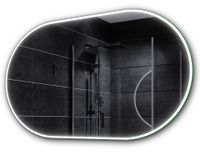 Lustro LED Łazienkowe Podświetlane 90x70 - HAMBURG