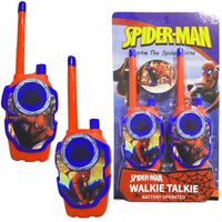 SPIDERMAN WALKIE TALKIE ZESTAW 2x KRÓTKOFALÓWKA - idealny dla dzieci