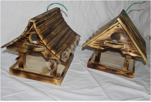 Karmnik Dla Ptaków Zimujących Drewniany BudkaDOMEK na Arena.pl