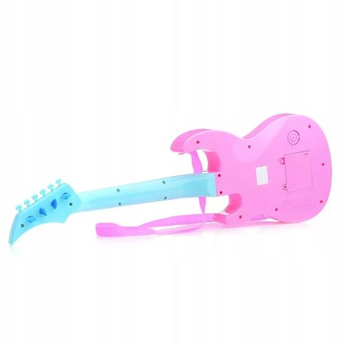 GITARA ROCKOWA DLA DZIECI ŚWIECI GRA INSTRUMENT DŹWIĘK na Arena.pl