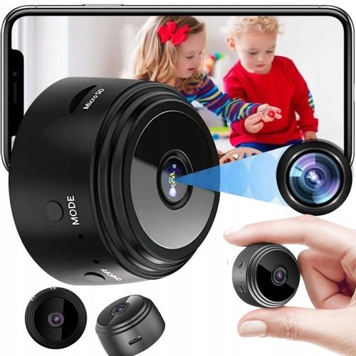MINI KAMERA WIFI SZPIEGOWSKA IP SMART FULL HD MONITORING BEZPRZEWODOWA A9 na Arena.pl