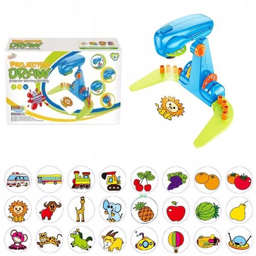 PROJEKTOR RZUTNIK DO RYSOWANIA LAMPKA 32 SLAJDY na Arena.pl