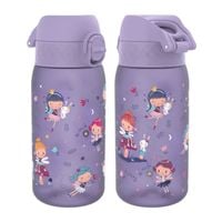 ION8 Fioletowa butelka na wodę dla dzieci we wróżki 350 ml