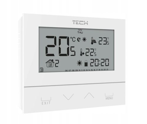 STEROWNIK TERMOSTAT REGULATOR TEMPERATURY POKOJOWY SZKŁO TECH ST-292 V3 na Arena.pl