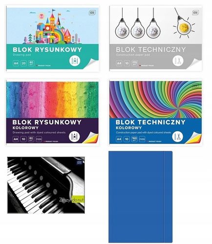 WYPRAWKA SZKOLNA ZESZYTY TEMATYCZNE PRZYBORY ZESTAW DO SZKOŁY klasa 4-8 na Arena.pl