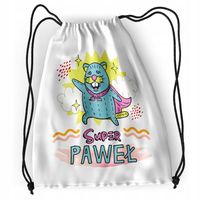 Plecak Sportowy Szkolny Dla Pawła Syna Dziecka Z Nadrukiem Ze Zdjęciem