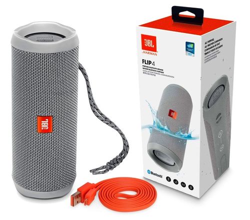 Oryginalny głośnik JBL FLIP 4 bluetooth szary na Arena.pl