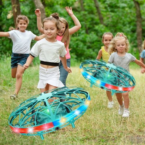 LATAJĄCY mini DRON UFO Dysk Kula Sterowany Ręką Dłonią ŚWIECĄCY LED IR na Arena.pl