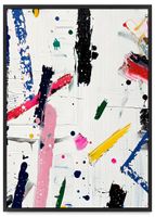 Plakat plakaty w ramce abstrakcje obrazy 50x70 cm w czarnej ramie