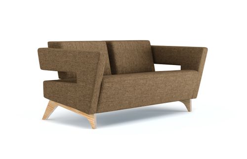 Sofa Loop 138cm brązowa jasna  D2 na Arena.pl