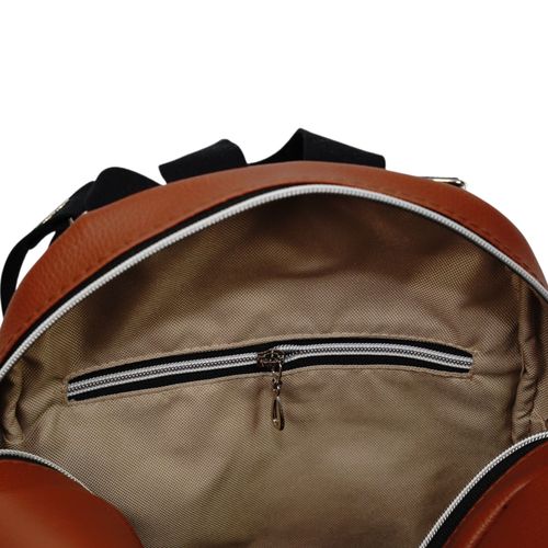 Mały Plecak Brązowy z Motywem Koni – Konie w Galopie – Handmade na Arena.pl