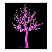 DUŻE ZEWNĘTRZNE DRZEWKO LED AKRYL RÓŻOWY 180CM FLASH GD520