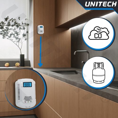 CERTYFIKOWANY CZUJNIK CZADU GAZU TLENKU WĘGLA PPM WYKRYWA CO ALARM na Arena.pl