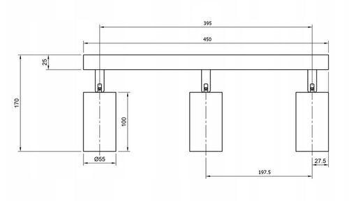 Lampa sufitowa kinkiet spot oprawa halogenowa GU10 na Arena.pl