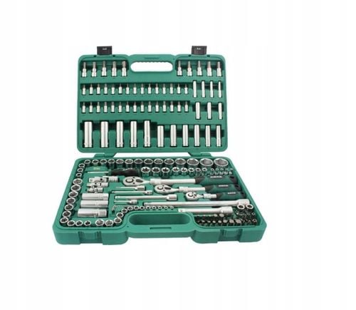 zestaw narzędzi 155 elem. 1/4" 3/8" 1/2" na Arena.pl