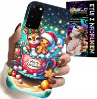 ETUI DO SAMSUNG GALAXY S20 - RENIFER Z PIERNIKIEM MERRY CHRISTMAS