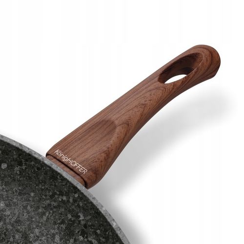 Głęboka PATELNIA INDUKCJA wysoka patelnia GRANITOWA 28cm Venga Konighoffer na Arena.pl