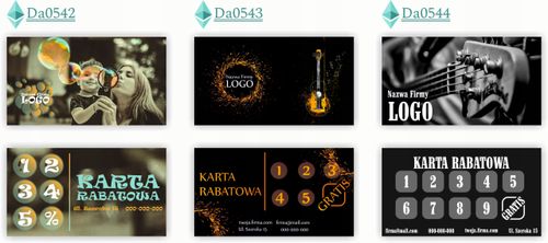 Karty stałego klienta RABATOWE 120 szt TWOJE LOGO nazwa firmy OCEANARIUM na Arena.pl