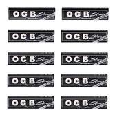 zestaw - 10 x bibułka ocb premium - king size slim + tips