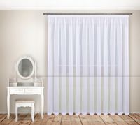 Firana gotowa 400x150,woal,prosta, podwinięcie 5cm