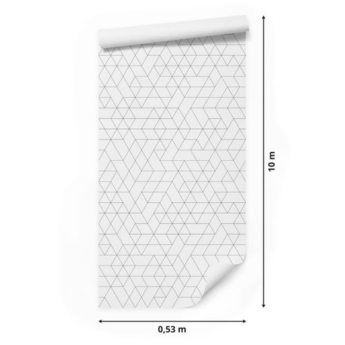 Tapeta Ścienna Do Przedpokoju Wzór GEOMETRYCZNY na Arena.pl