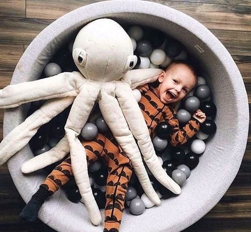 SUCHY BASEN Z PIŁECZKAMI 90X40 200 KULEK WELUR PL na Arena.pl