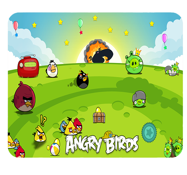 Podkładka pod myszkę Angry Birds zdjęcie 1