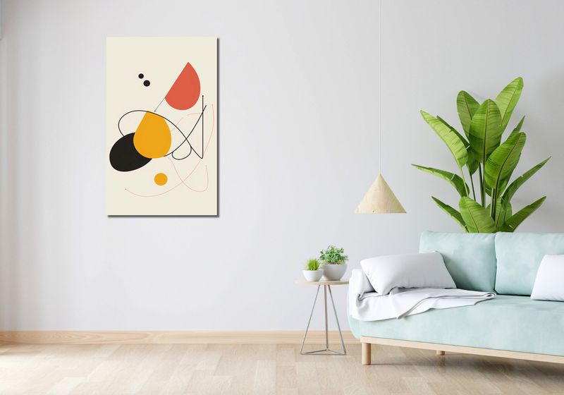 Obraz 60x100cm Rapsodia Kształtów zdjęcie 2