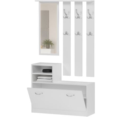 Garderoba wieszak szafka na buty biała V-1 Producent na Arena.pl