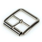 KLAMRA metalowa 33x34mm dla paska 25mm srebrny nikiel 1szt.