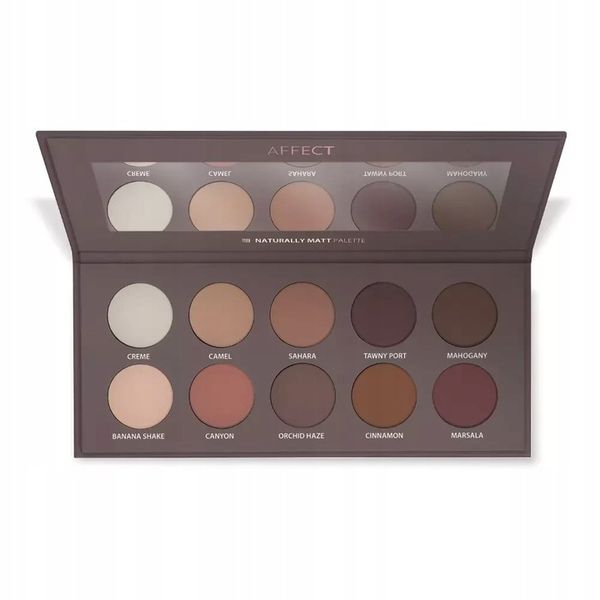 Affect Paleta prasowanych cieni Naturally Matt zdjęcie 1