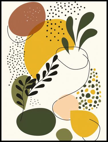 Plakat 75x100cm Botaniczne Impresje na Arena.pl