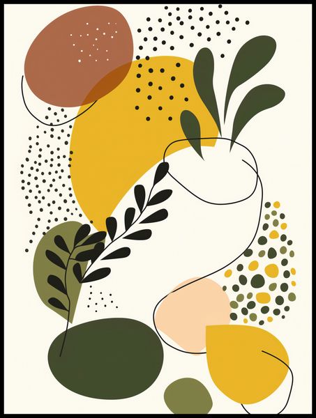 Plakat 75x100cm Botaniczne Impresje zdjęcie 2