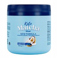 Keto Matcha Blue - Awokado olej MCT Potas mleko kobyle Herbata chińska Wi B