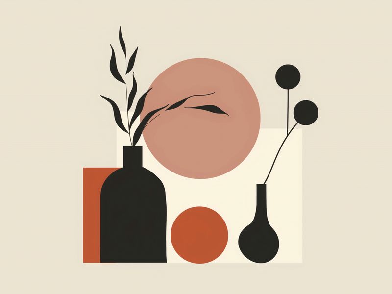 Plakat 80x60cm Stół Roślin zdjęcie 1