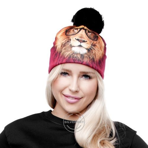 CZAPKA BEANIE FULLPRINT LION na Arena.pl