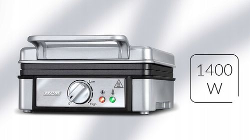 GOFROWNICA MPM MGO-13 DUŻA MOC 1400W 2 GOFRY NON-STICK na Arena.pl