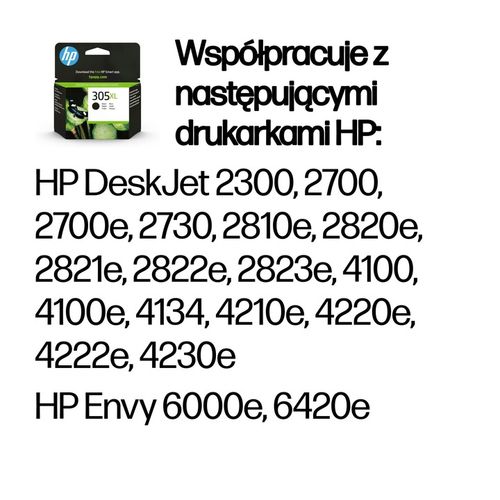 Tusz HP 305XL B DeskJet 2320 2720 3YM61AE ORG na Arena.pl