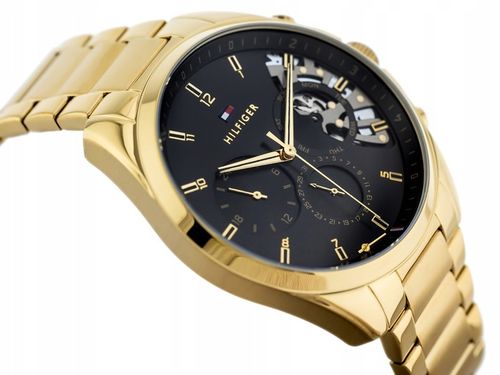 ZŁOTY ZEGAREK MĘSKI TOMMY HILFIGER 1710448 BAKER + PUDEŁKO NA PREZENT na Arena.pl