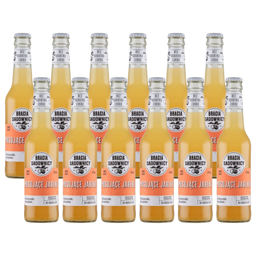 Bracia Sadownicy Napój musujące jabłko 275 ml x 12 sztuk na Arena.pl