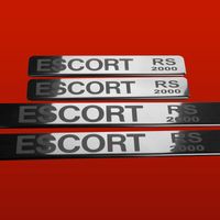 Listwa progowa FORD ESCORT MK6 ESCORT RS 2000 Stal nierdzewna 304 połysk