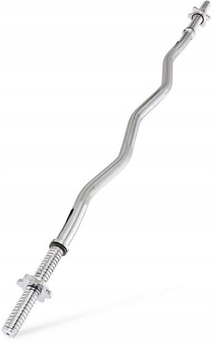 SZTANGA GRYF ŁAMANY 120CM 28MM GWINTOWANY ZACISKI na Arena.pl